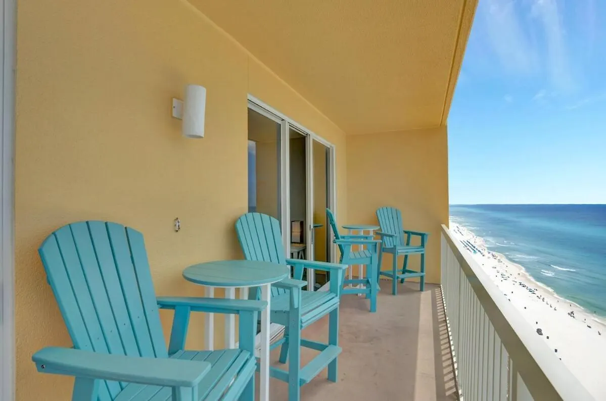 Calypso 2006W Gulf Front And Newly Renovated Custom Shower Panama City Beach